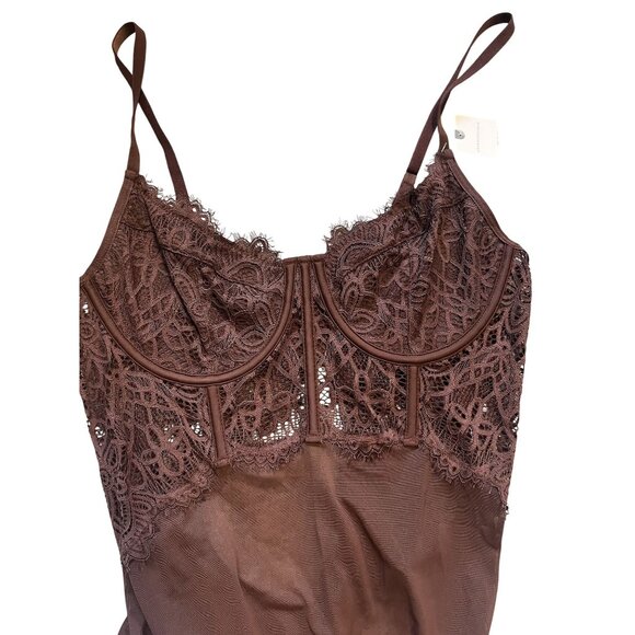 Anthropologie Black Lace Bodysuit NWT - Picture 6 of 9